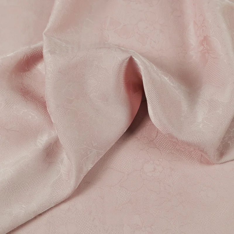 New Chinese Style Rose Simulated silk floral jacquard fabric with a dark pattern, draping effect, suitable for summer cheongsams