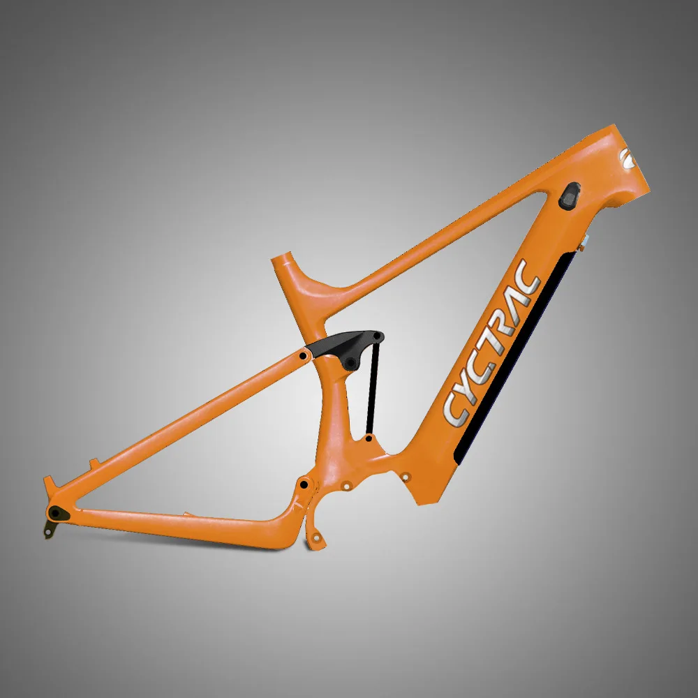 TWITTER-EM9Carbon Fiber Bafang Bicycle Frame, Mid-mounted Motor, Electric Assist, Mountain Bike, Full Shock Absorber, Soft Tail