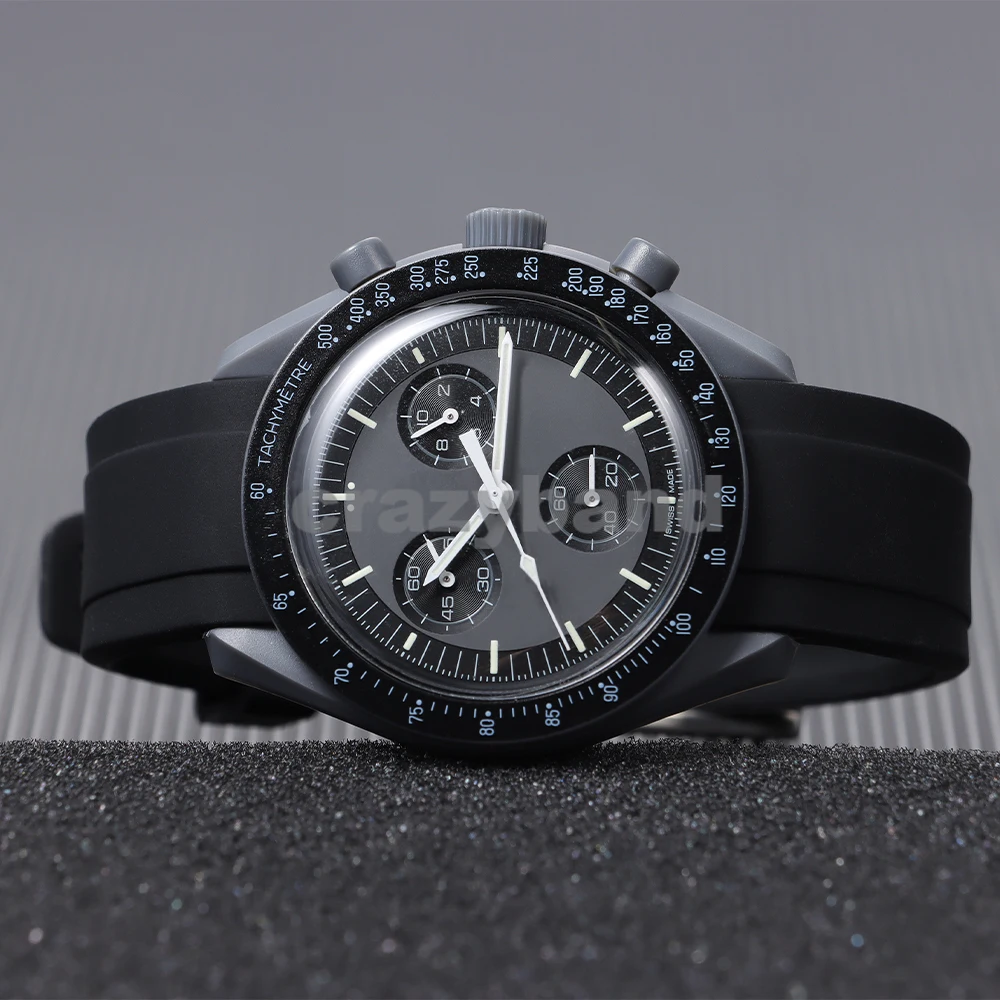 لينة حزام ساعة مطاطي نهاية منحنية 20 مللي متر 22 مللي متر ل Seiko ل رولكس الأخضر المياه شبح سيليكون الرجال الرياضة الفرقة لسوار أوميغا #5