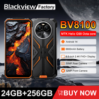 [World Premiere] Blackview BV8100 Android 14 Waterproof Smartphone 24(8+16)GB 256GB 8800mAh 45W Helio G99  120Hz 50MP Camera