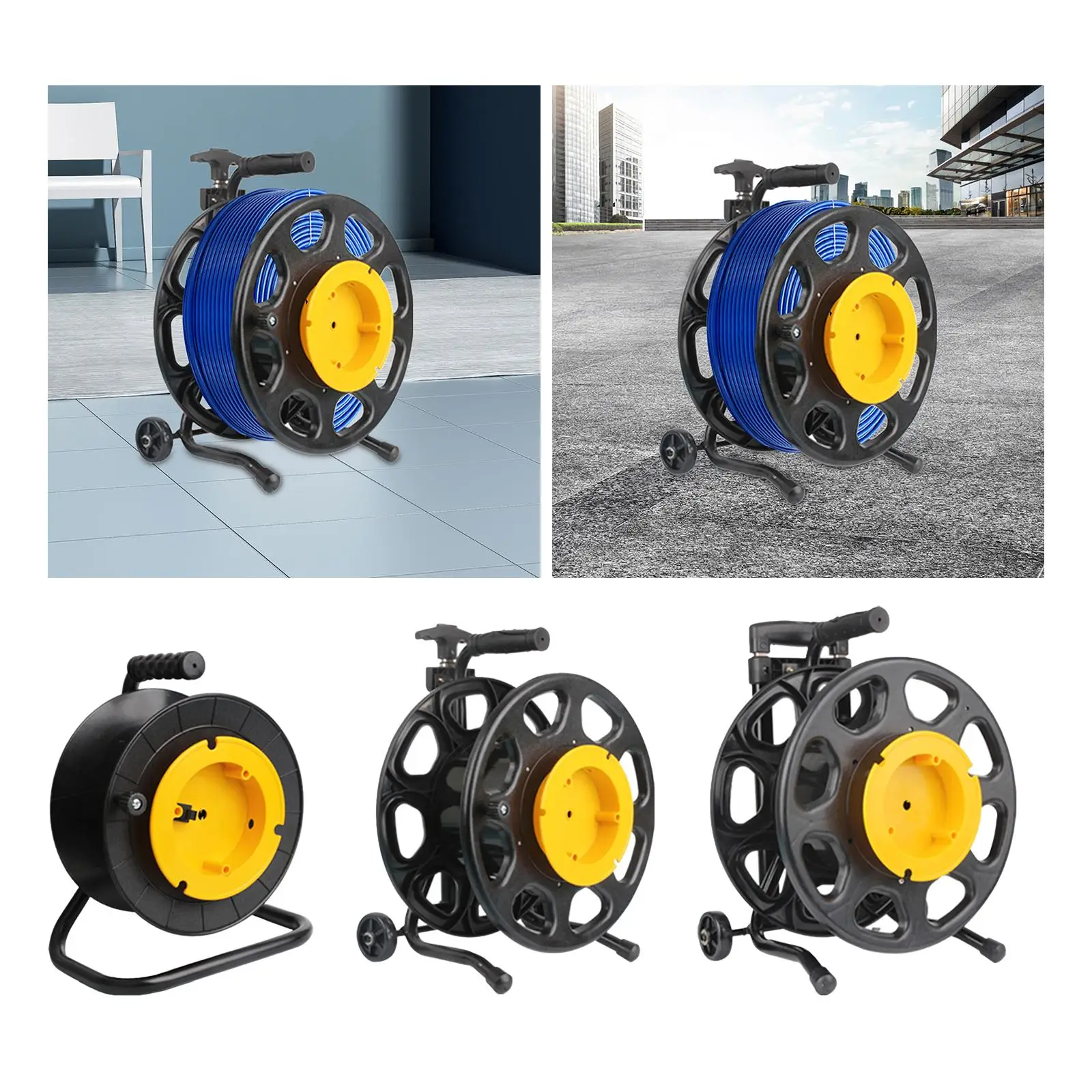 Wire Cable Reel Electrical Cord Cable Reel Optical Fiber Empty Disk Fiber Optic Cable Tray for Accessories Rvs Yacht Backyard