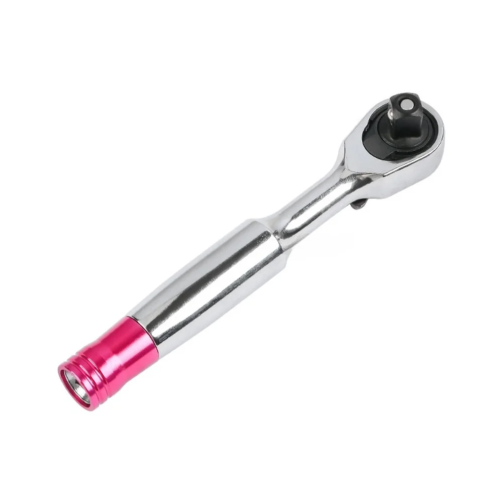 Compact ratchet wrench 72 tooth reversible with 6.35mm square drive quick release suitable for tight spaces and easy use