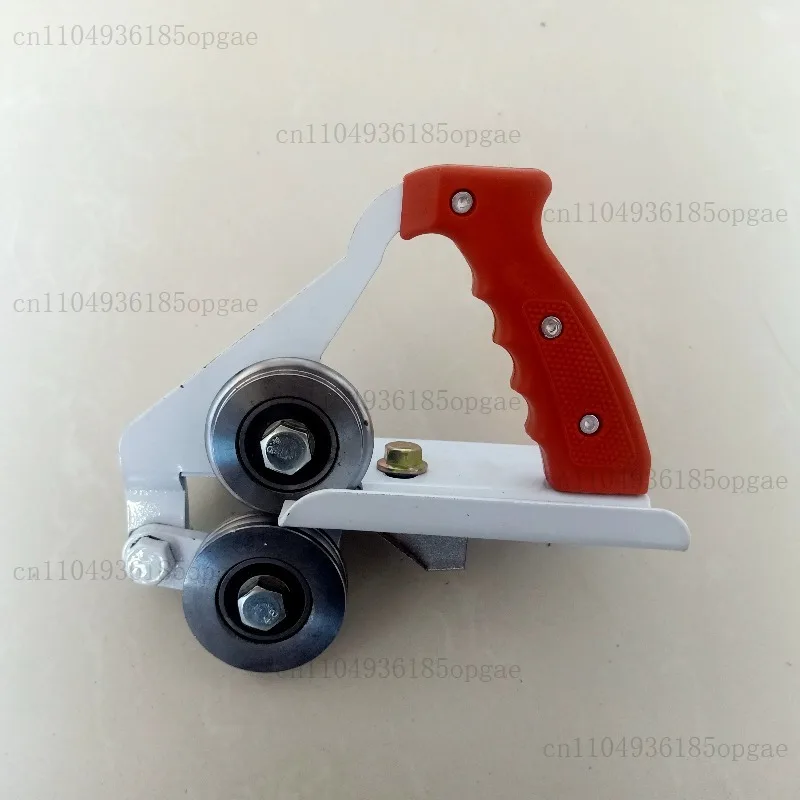 Hand-held iron sheet edge pulling machine, small aluminum sheet edge rolling machine, manual edge pressing machine