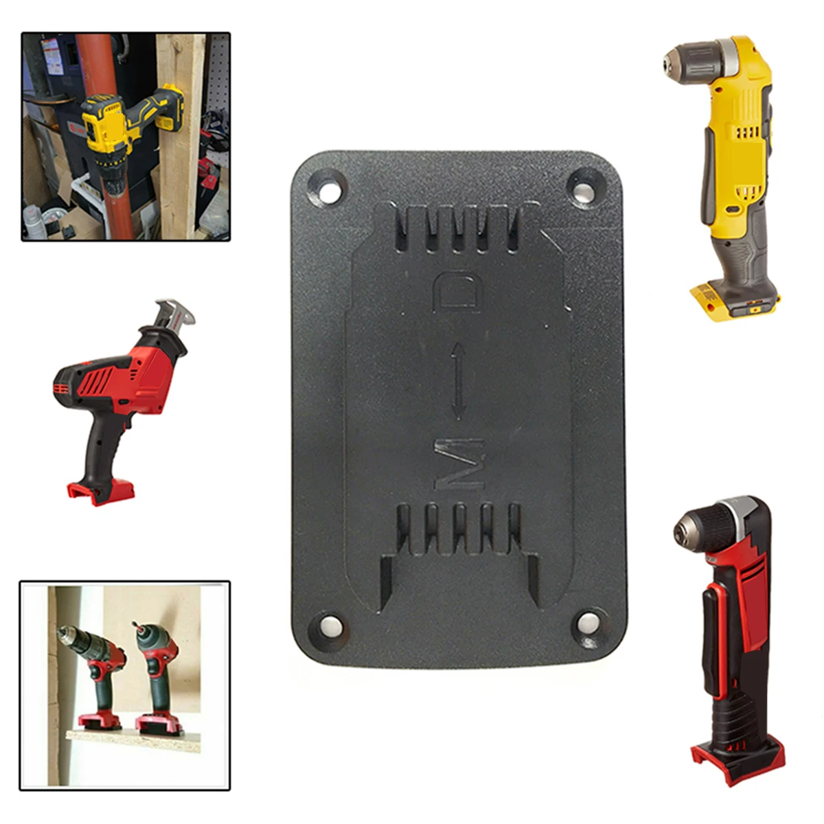 Imagem -03 - Suporte de Ferramentas para Broca Makita Suporte de Ferramentas Milwaukee Rack de Armazenamento Mechine 20v 12v em Pcs
