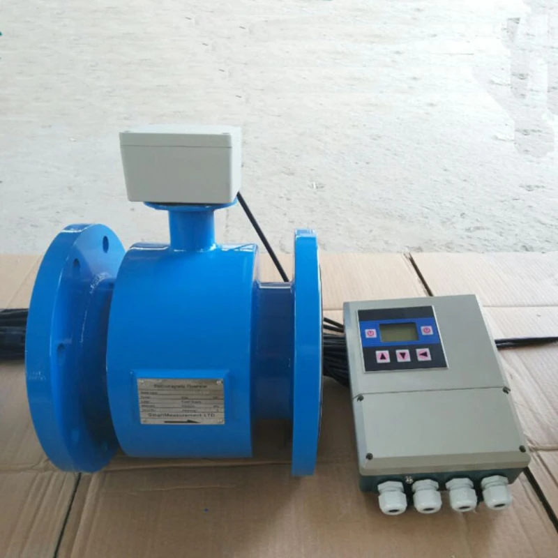 Corrosion resistant intelligent electromagnetic flowmeter, fire fighting water, sewage slurry, electroplating,