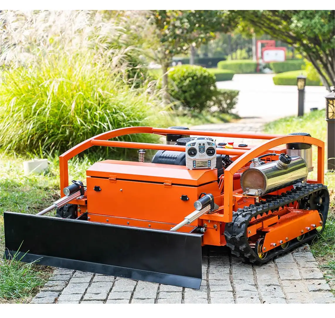 Brushless motor remote control gasoline lawn mower manufacturer direct sales hot all over the world