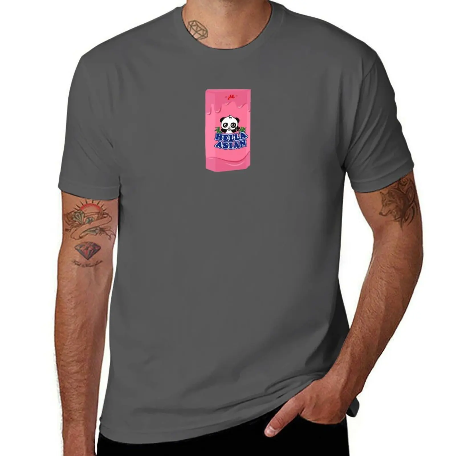 Hella Asiática - # VeryAsian-Camiseta Panda Snacks para hombre, camisetas de algodón de alta calidad, camiseta de alta calidad