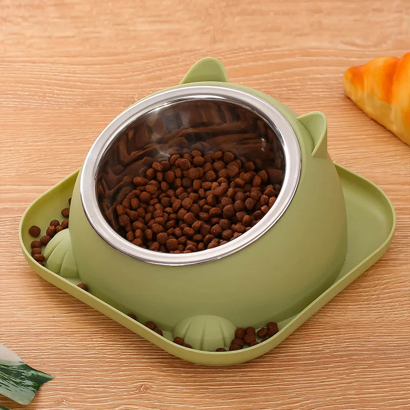 Oblique Mouth Cat Bowl Dog Food Bowl Anti Pet Bowl Anti Ant Square Bottom Water Bowl Anti Overturning Dog Rice Bowl