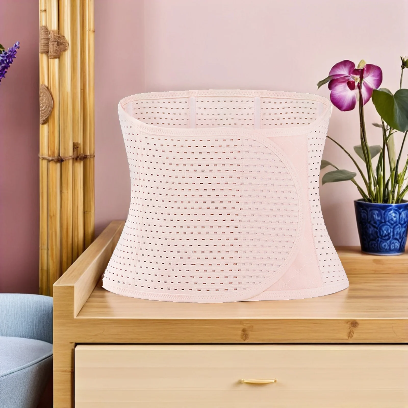 1 قطعة مدرب خصر البطن ملابس داخلية حزام بطن البطن حزام تخسيس بعد الولادة تشكيل الجسم حزام U-شكل تصميم تنفس شبكة