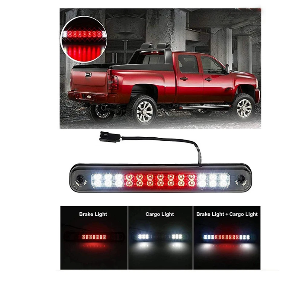 High Level Mount Rear Brake Light Additional Brake Lights Assembly Tail Brake Light For Chevy Silverado 88-98 GMC C1500