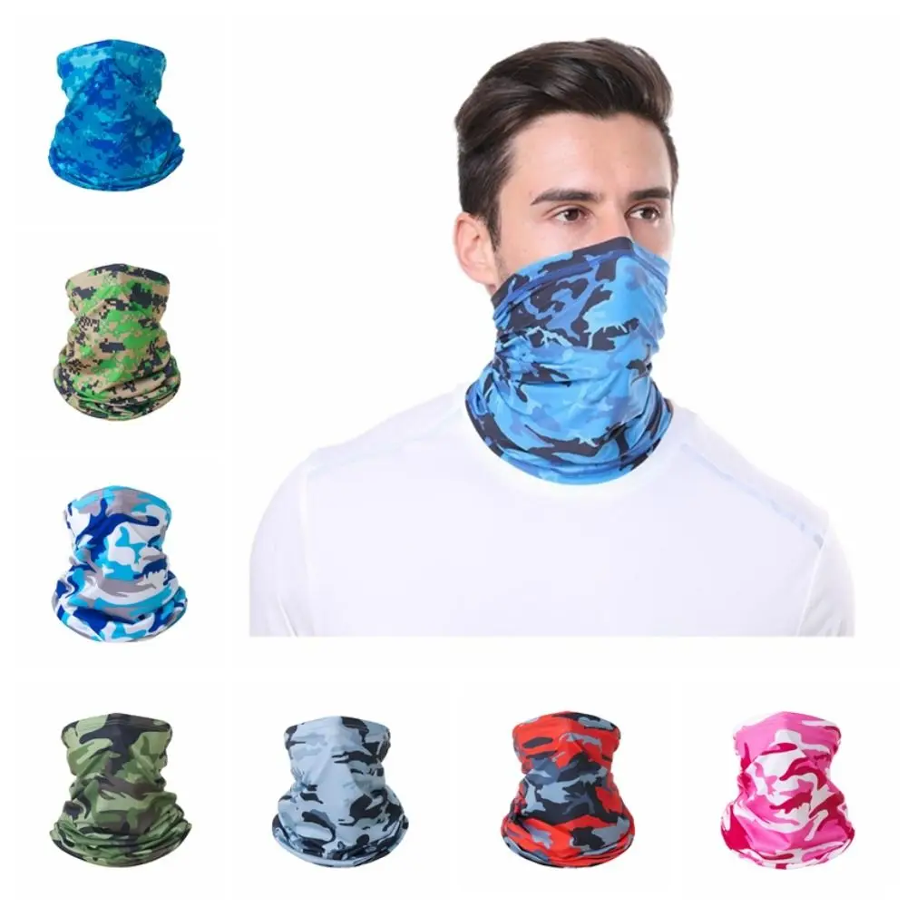 Breathable Mountaineering Face Mask Windproof Sweat-absorbent Cycling Scarf Multifunctional Seamless Cycling Headscarf Summer