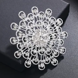 WEIMANJINGDIAN Brand Crystal Wedding Bouquets Flower Decor Jewelry Brooches