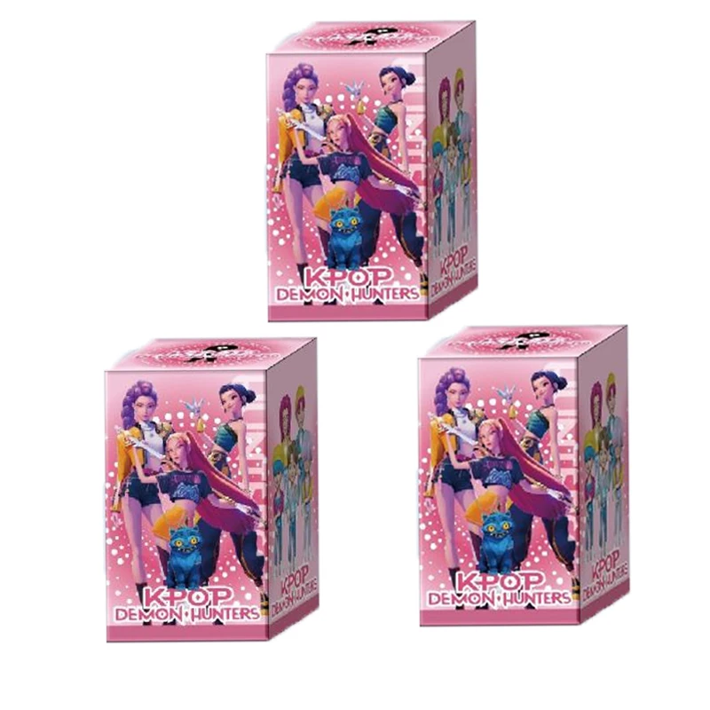 أنيمي KPop شيطان الصيادين صندوق أعمى HUNTRIX ساجا بويز رومي ميرا زوي ديربي النمر عمل نموذج لجسم دمية لعبة غامضة ديكور هدية