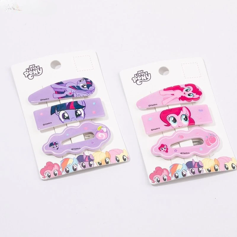 My Little Pony Fluttershy Twilight Sparkle Creative Cartoon Cute Girl Heart Hair Clip Set Girls Bangs Broken Hair Side Clip Gift