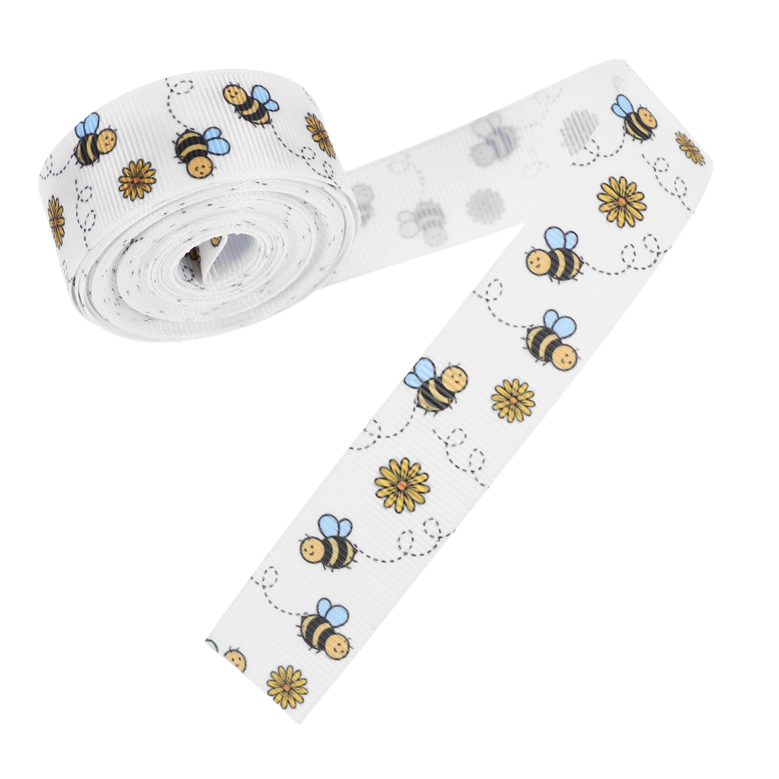 

Bee Ribbon Decorative 100% Polyester Bow Wreaths Craft Supplies Hair Party Gifts Wrapping Spring Themed Outdoor Flower Bouquet