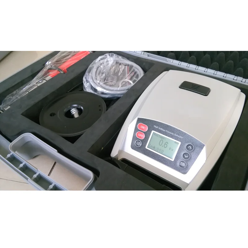 

FDL-DC60 Digital Electric Industrial Metal Detector Spark Pinhole Leak Protective Coatings Displaying Number Pinhole