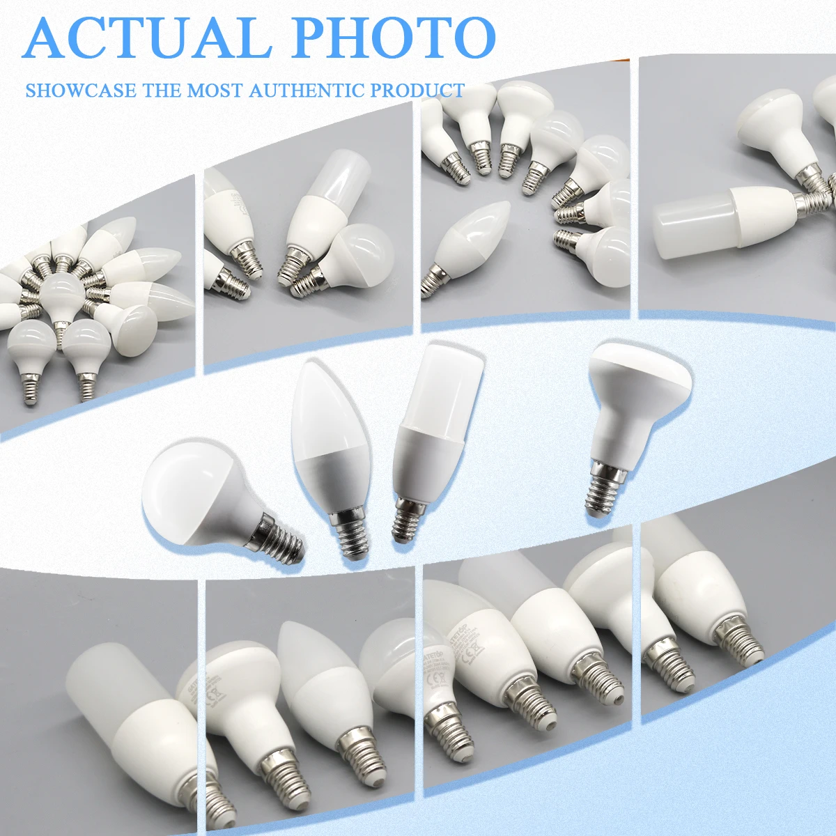 10개입 CRI80+ 3W 6W 9W LED 캔들 전구 E14 AC220V 240V LED 램프 실내용 따뜻한/차가운 백색광 LED 전구 홈 데코 샹들리에