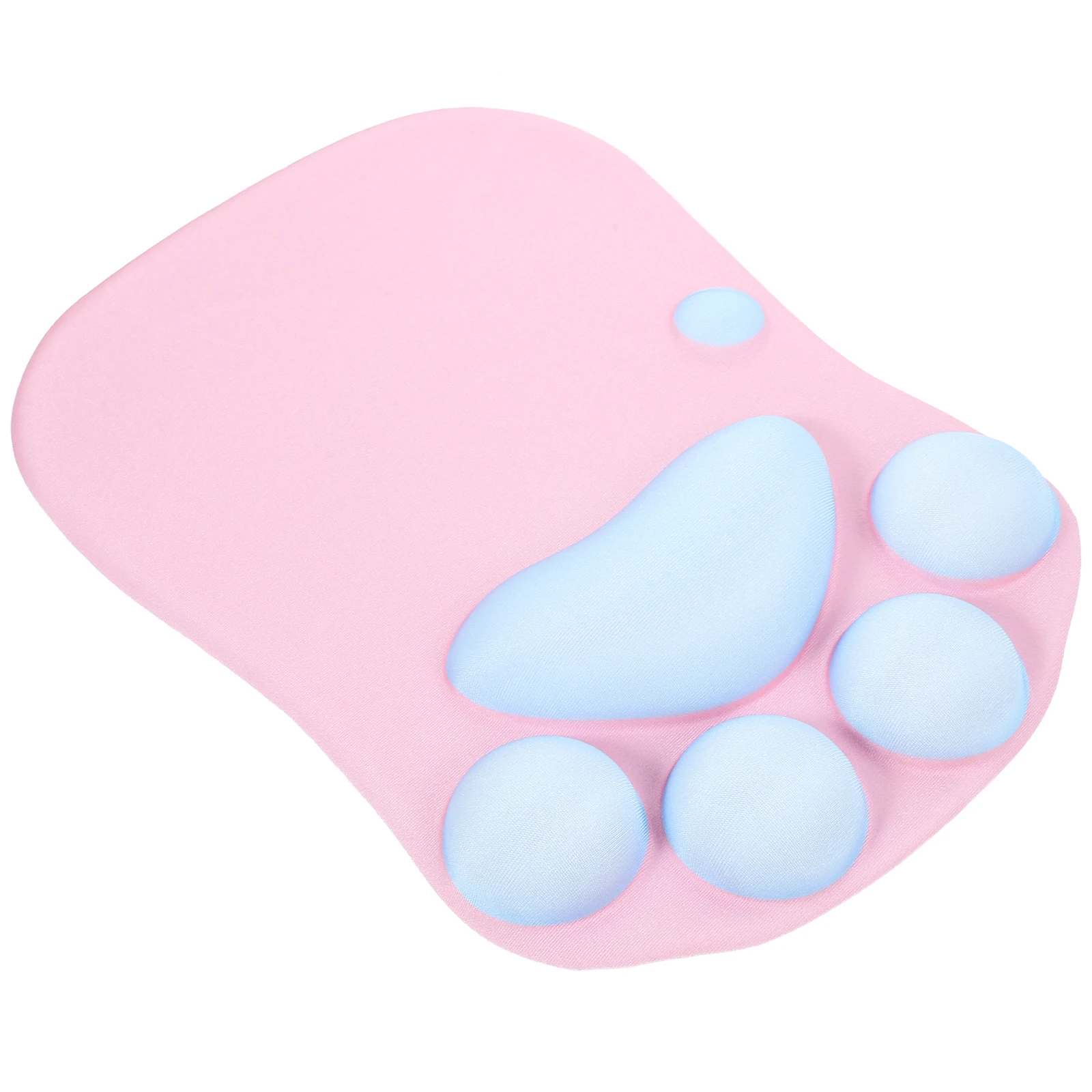 

Kawaii Cat Paw Mouse Pad Wrist Rest Ergonomic Design for Gaming Office Home Desk Accessories Pink Pattern
