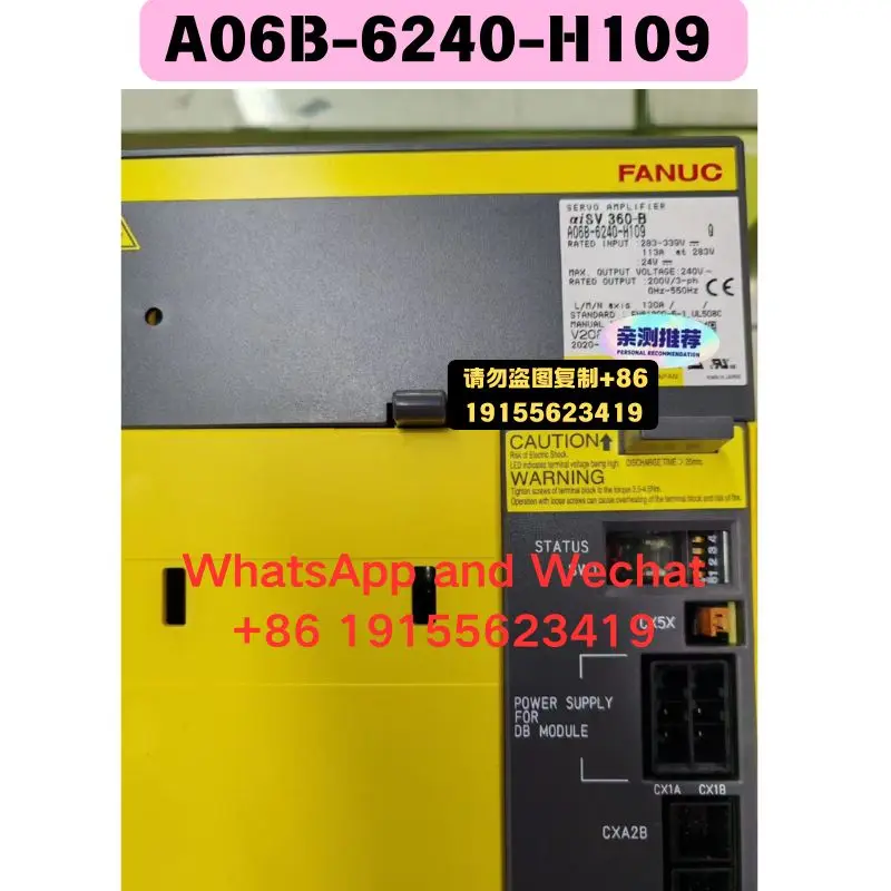 

Б/у оригинальные разобранные детали A06B-6240-H109. Функциональный тест драйвера пройден. Быстрая доставка.