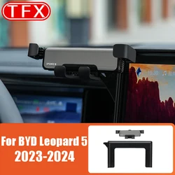 For BYD Leopard 5 2023-2024 Car Styling Screen Mobile Phone Holder Navigation Phone Holder Interior Auto Modifed Accessories