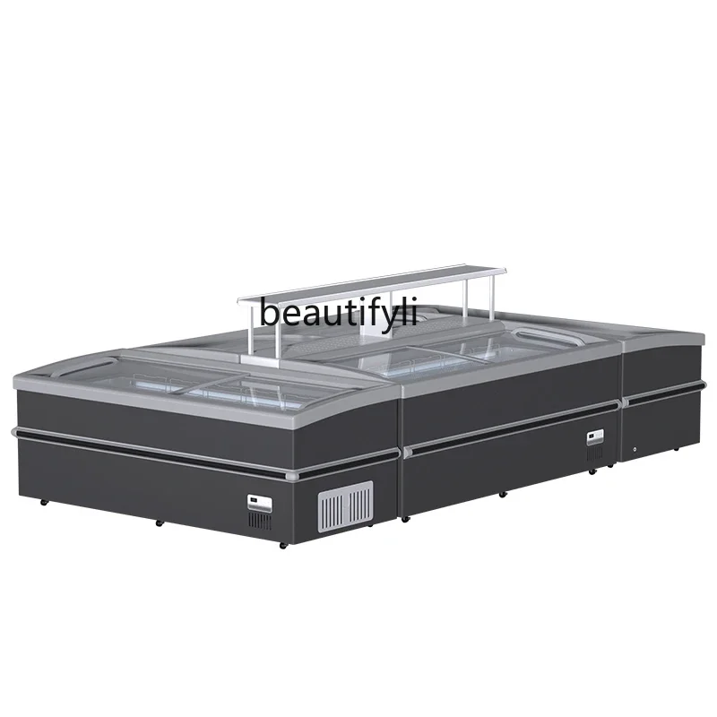 A61 Frost-Free Chest Freezer Combination Horizontal Commercial Large Capacity Freeze Storage Display Cabinet