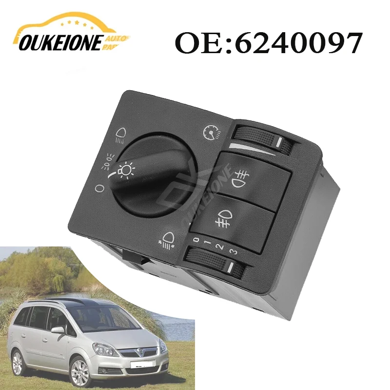 For OPEL / VAUXHALL Vectra B Zafira A Astra G Headlight Head Light Switch Light Fog Lamp Control 6240097 90437440 Accessories