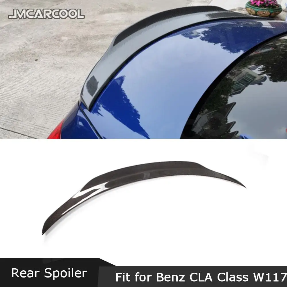 

JMCARCOOL Carbon Fiber Rear Boot Spoiler For Mercedes Benz CLA Class W117 CLA180 200 220 250 260 CLA45 For AMG 2013-2019