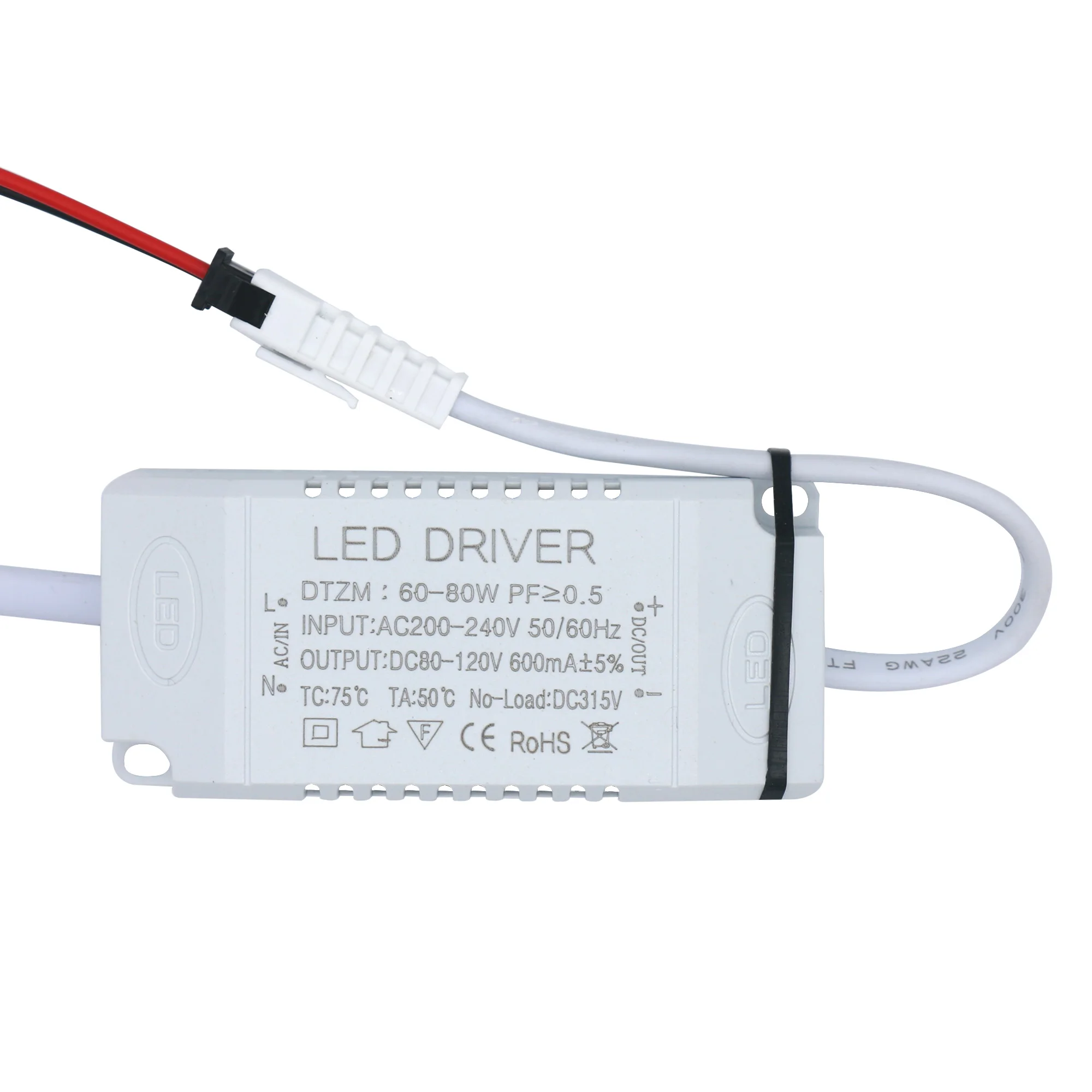 LED Driver 30-50W 60-80W LED Driver 460mA 600mA Light LED Transformer AC200V Power Adapter DC80-147V For LED Spot Bulb DIY Strip