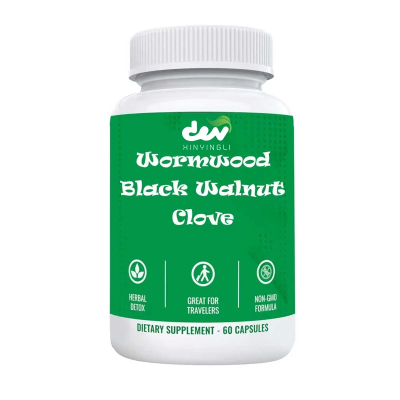 Worm, Black Walnut, and Lilac Complex | Whole Body Cleanse, Non GMO, Easy to Swallow | 60 Capsules