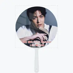 Korean Idol Lee Minho Magazine Cover HD Poster Li Minhao Lifestyle Photo Picture18*18cm Plastic Round Fans Can Custom