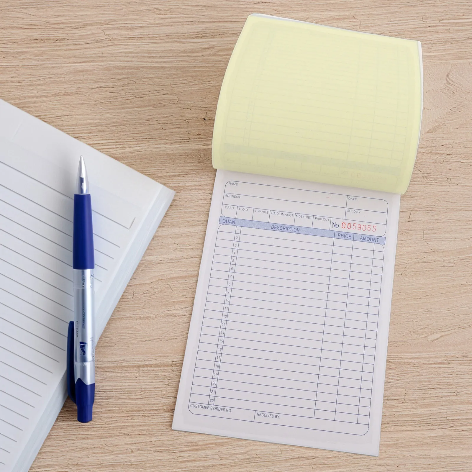 

Комплект из 2 книг-журналов для учета операций, для малого бизнеса, для учета кассовых чеков и отслеживания заказов