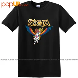 Masters Of The Universe She Ra And Swiftwind T Shirt Mens Licensed Cartoon Black