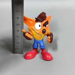 6-7cm cartoon game Crash fox figure doll kids PVC collection Bandicoot model toy