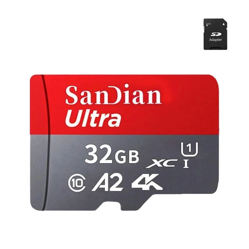 High Speed Micro SD Card U3 V30 A2 Memory Card 128G 256G for Digital Camera 4K Video Storage Compatible with Canon Nikon Samsung