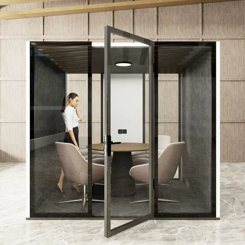 for Indoor Sound Insulation Prefabricated Office Phone Booth Furniture Portable Studio Pod