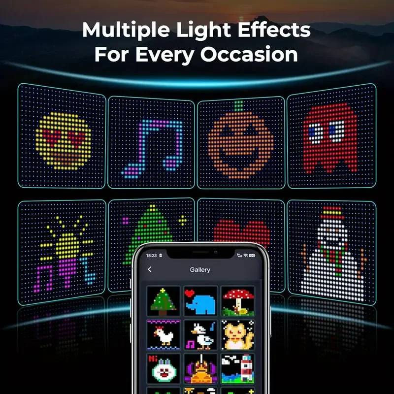 Luzes de cortina inteligentes usb, 63 polegadas x 63 polegadas (1.6m x 1.6m) 256 led app programável mudança de cor luzes da janela, sincronização de música, diy