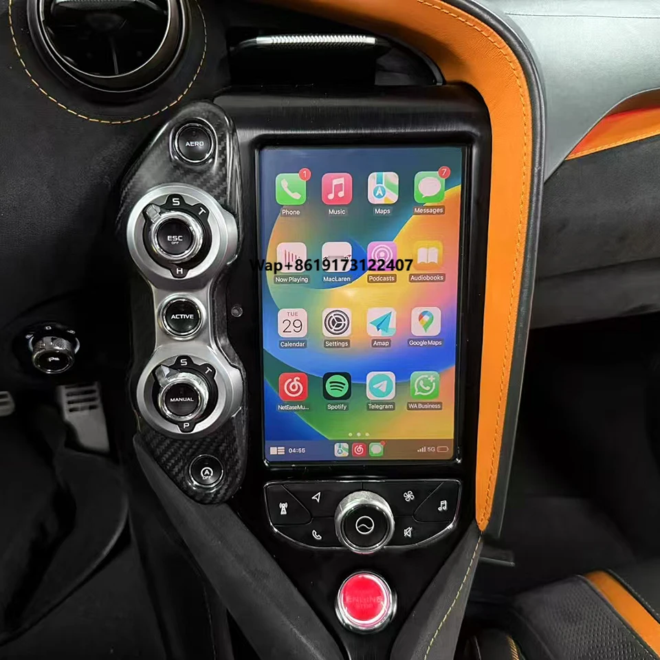 Car Multimedia WIFI Wireless CarPlay Upgrade Android Auto Mirror Link Module Integration for McLaren 720s  CarPlay Adapter
