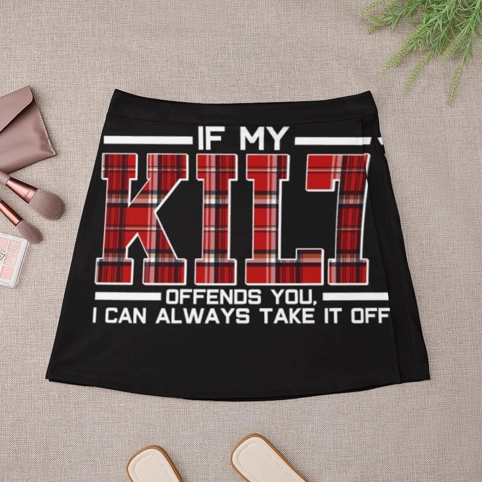 My kilt-minifalda sexy para mujer, ropa para el Día del Tartán, novedad de 2023