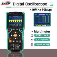 WinAPEX 810B 3.2-Inch Screen Digital Oscilloscope 10MHz 50Msps Automatic Measurement High-Precision Multimeter Circuit Repair