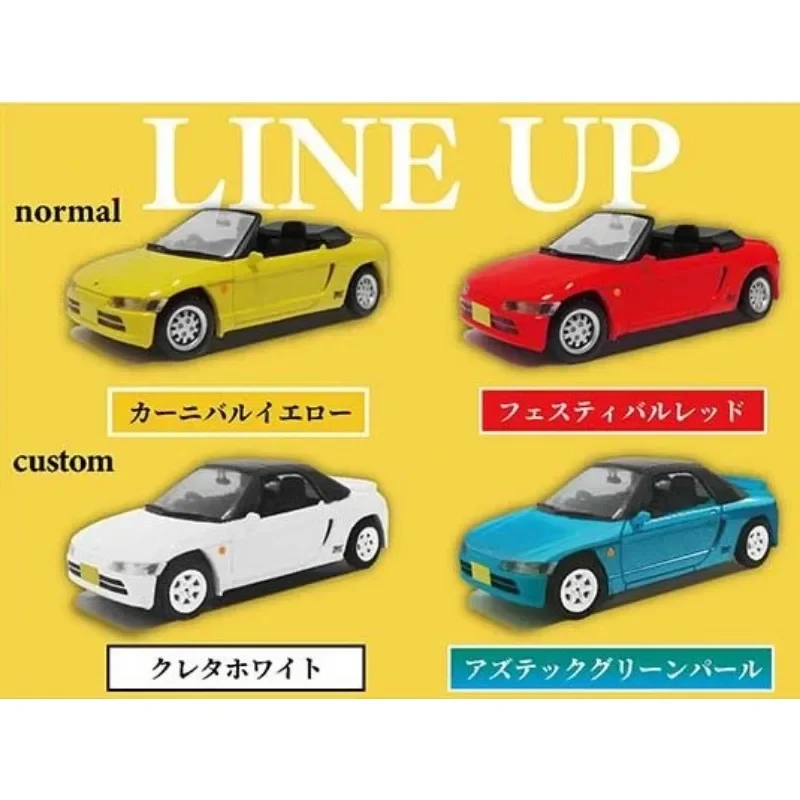 1/64 Original TOYS CABIN Gashapon Honda BEAT Open Car Qversion Mini Anime Action Figure Model Toy Gift Collection Ornament