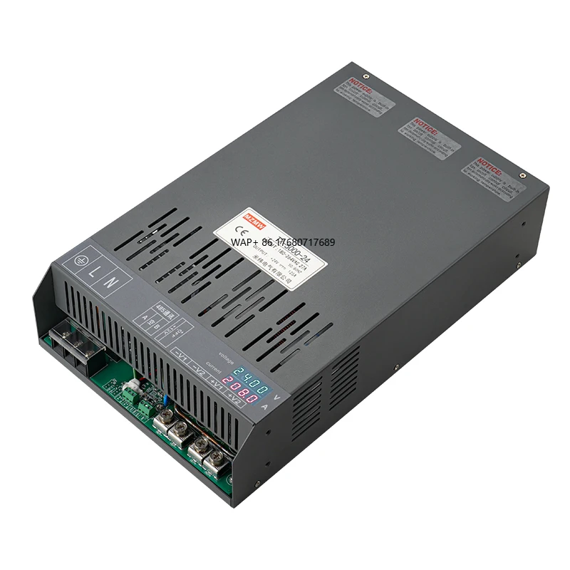 5000W 12V 24V 36V 48V 72V 80V-220V RS485 Communication Protocol Adjustable Digital Industrial SMPS AC DC Switching Power Supply