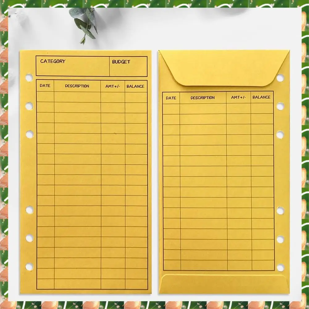 

JAJA 36 Pcs Expense Tracker Budget Sheet Cash Envelopes Money Envelope For Tracking Budget Money Saving, 12 Colors