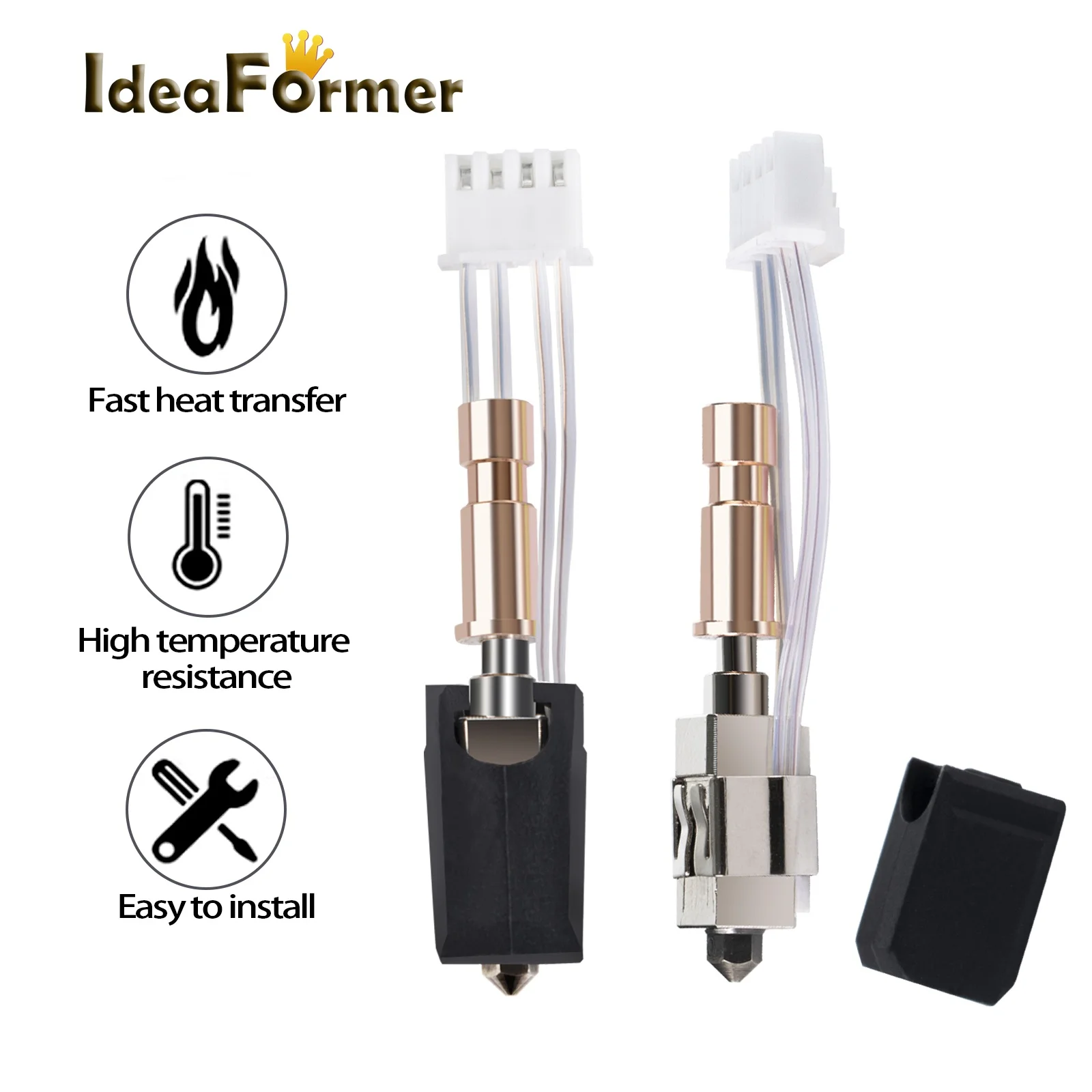 200K ترقية Hotend ل Anycubic S1/S1C رأس الطباعة الطارد عدة نهاية ساخنة ل Anycubic S1/S1C السيراميك التدفئة Hotend فوهة #2