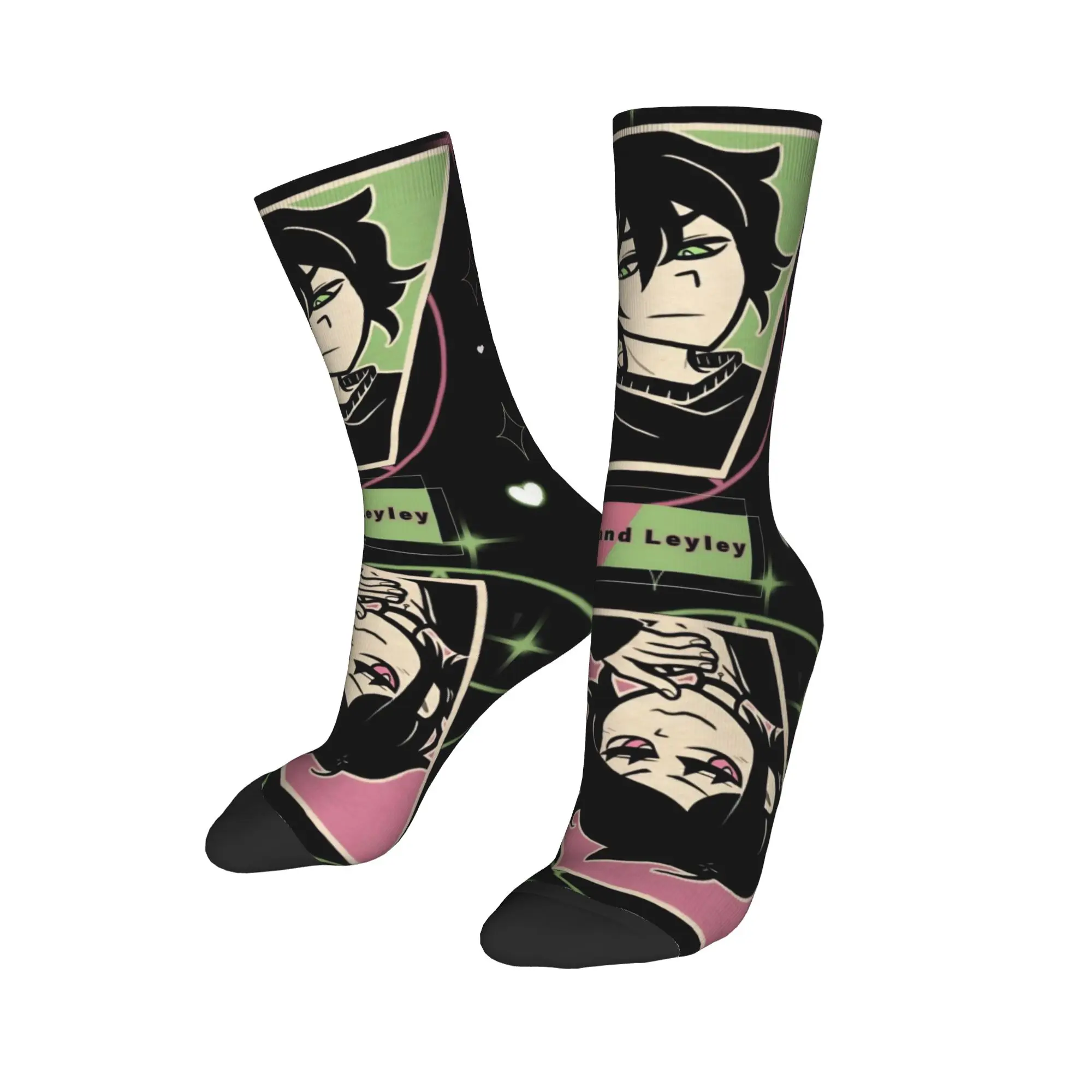 

Носки с принтом «Трана Энди и Леайли» для повседневного ношения Уютные носки