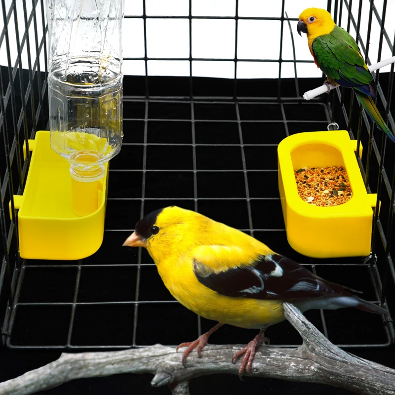 Bird Feeder Drinker Water Bottle Drinking Cups Large Capacity Automatic Water Dispenser for Quails Chicken Parrot Pigeons