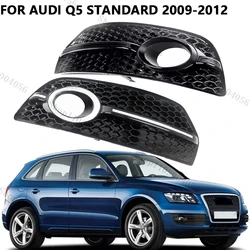 Fog Light Cover Grille For Audi Q5 Standard 2009 2010-2012 Front Bumper Lamp Racing Grills Cover Bezel 8R0807681E 8R0807682E
