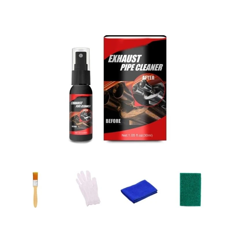 

Exhaust Pipe Cleaner Sprays with Included Tool Rusts Remover Sprays Removes Rusts & Restores for Car & Motorcycles