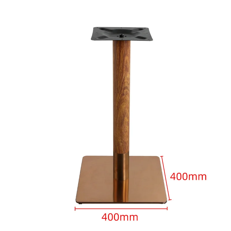 Stainless steel foot bracket marble wrought iron leg bracket bar column fast foot iron frame