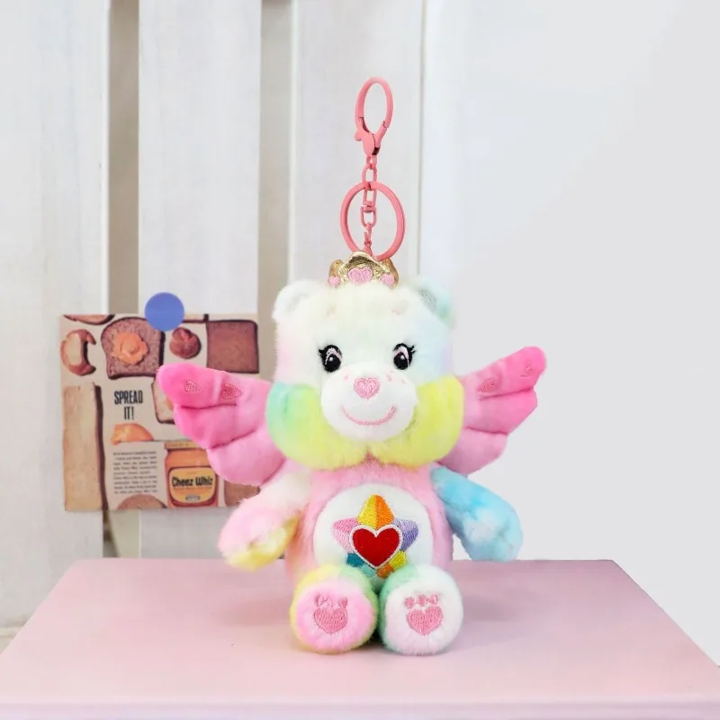 

Miniso CareBears Love Bear Радуга Новый плюшевый модный милый подарок для девочек плюшевый модный кулон подарок на день рождения Рождественский подарок