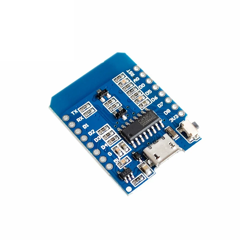 ESP8266 ESP-12 ESP-12F CH340G CH340 V2 Usb Wemos D1 Mini Wifi Development Board D1 Mini Nodemcu Lua Iot Board 3.3V Met Pins